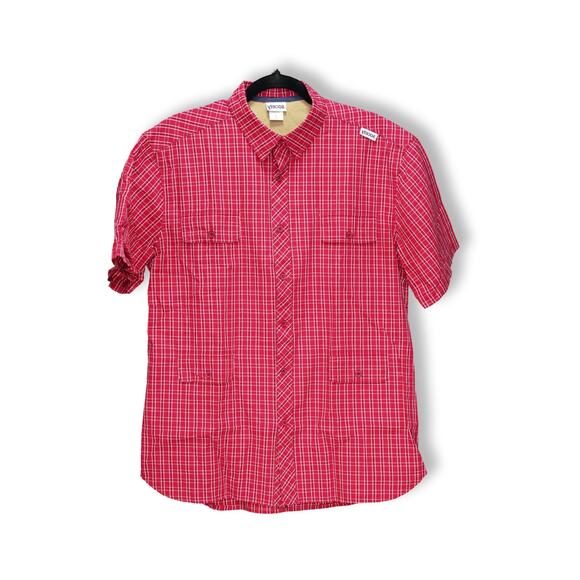 Society Red Short Sleeve Button Down - Picture 1 of 2